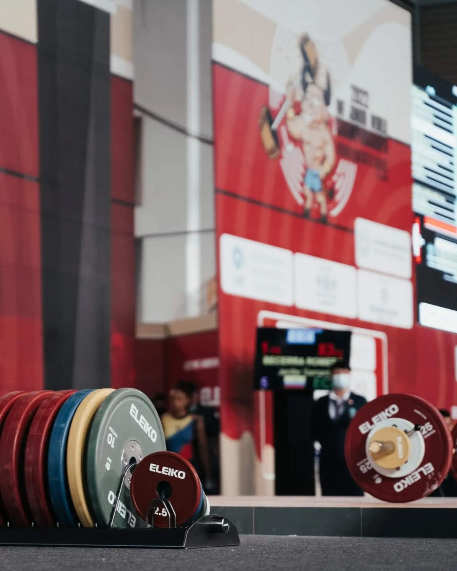 ELEIKO ウェイトリフティングコンペティションプレート IWF公認品
