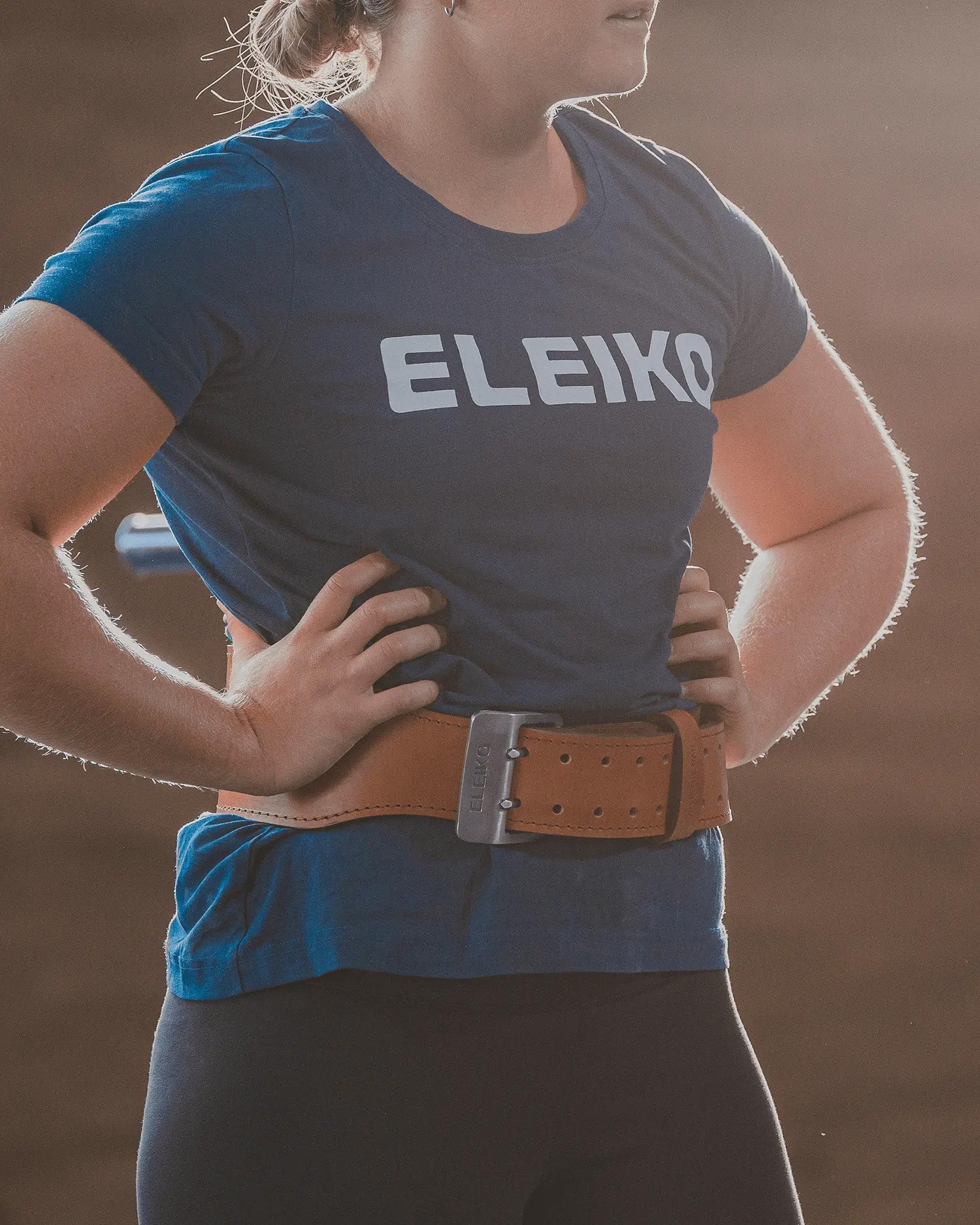 ELEIKO ウェイトリフティングレザーベルト