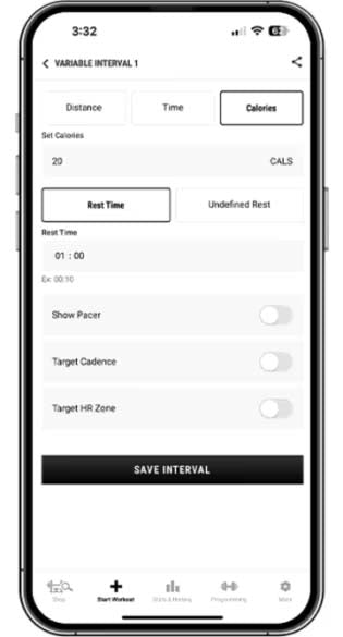 Rogue App カスタムワークアウト