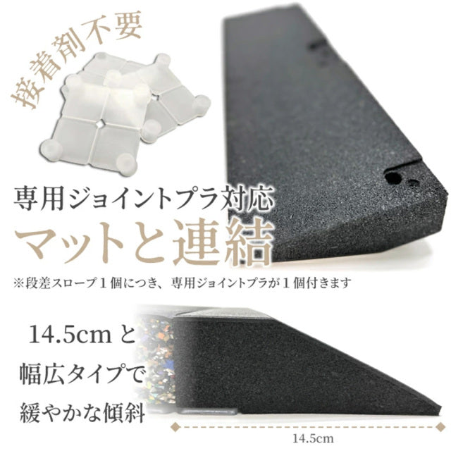 SLDS ジョイントラバーチップマット段差パーツ