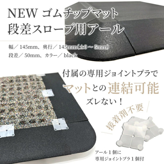 SLDS ジョイントラバーチップマット段差パーツ