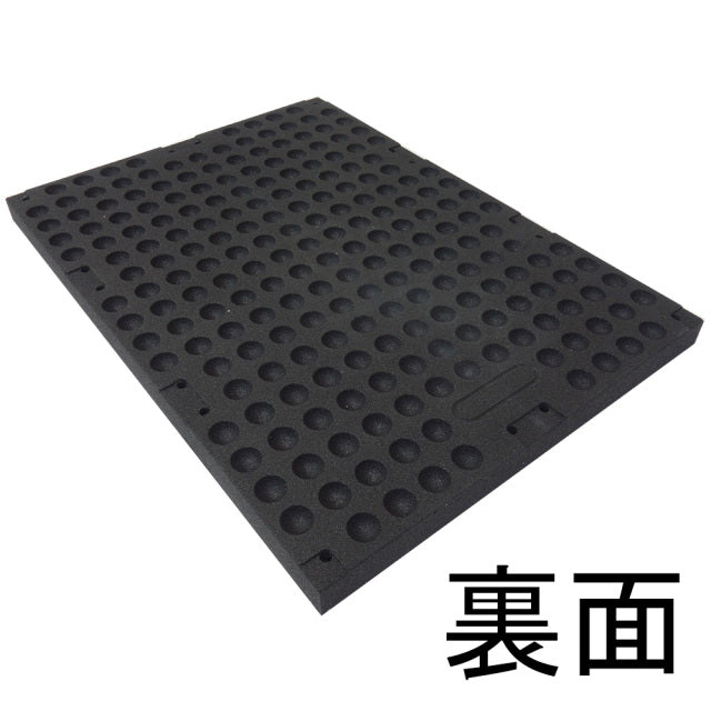 SLDS ジム用大型ジョイントラバーチップマット (65cm×90cm×厚み50mmタイプ)