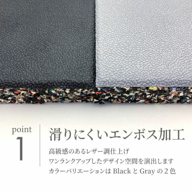 SLDS ジム用ジョイントラバーチップマット YINCAI(50cm×50cm×厚み20mmタイプ)