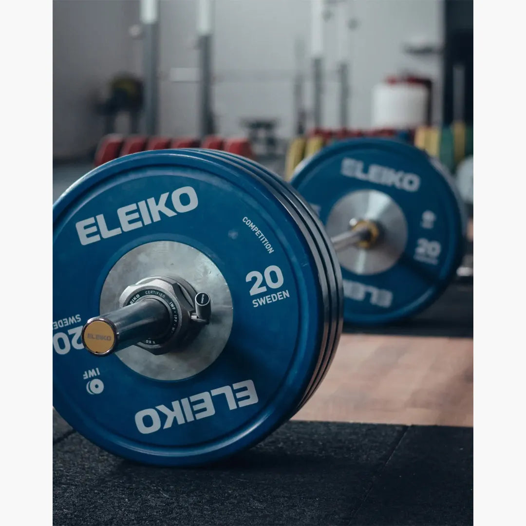(お取り寄せ商品)ELEIKO 新型ウェイトリフティングコンペティションバー IWF公認品 15kg