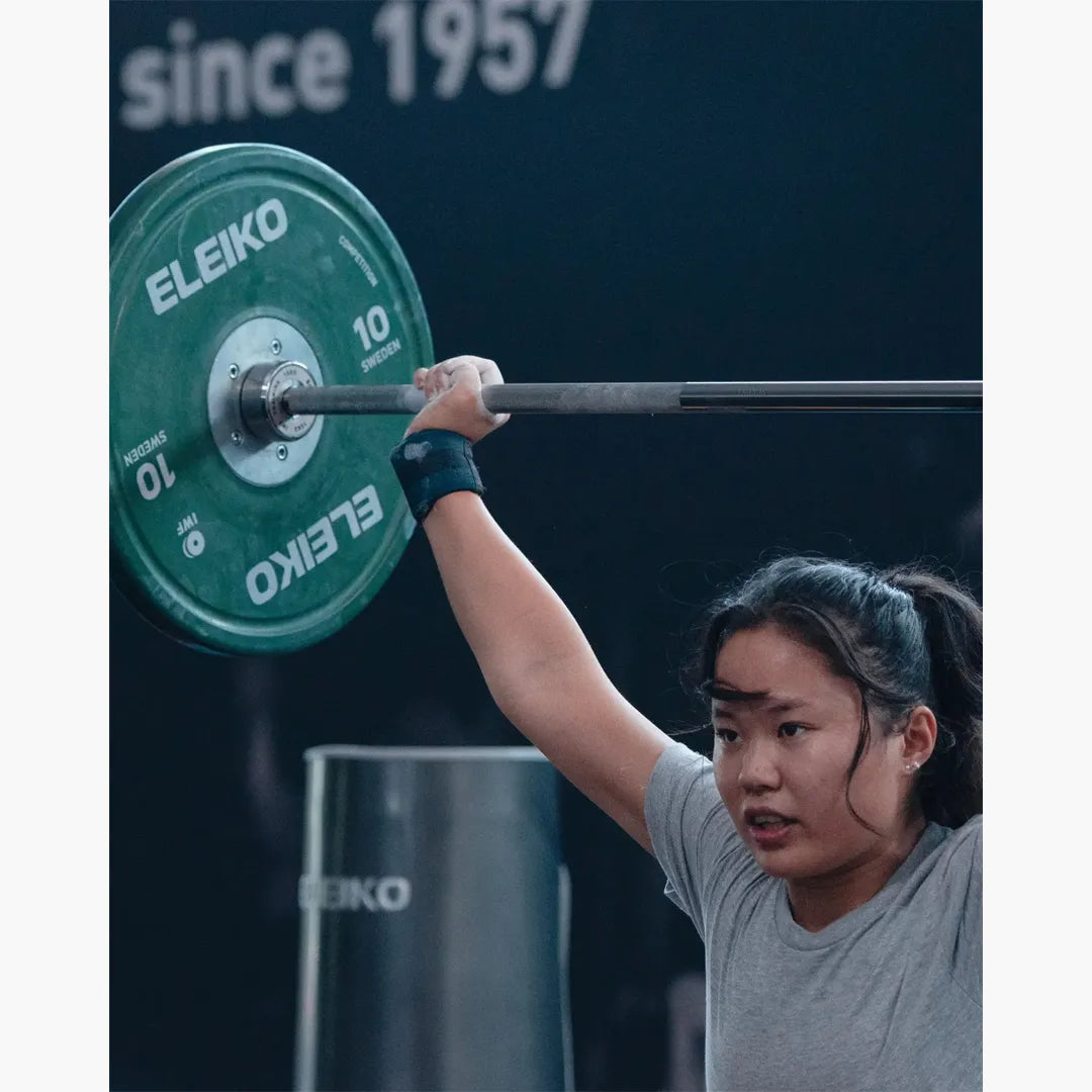 (お取り寄せ商品)ELEIKO 新型ウェイトリフティング トレーニングバー IWF公認品 15kg